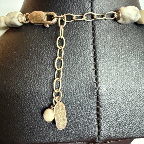 Large Howlite Faceted Tumbled  Beads Known with Tranquility, Patience & Calm - Picture 8 of 9